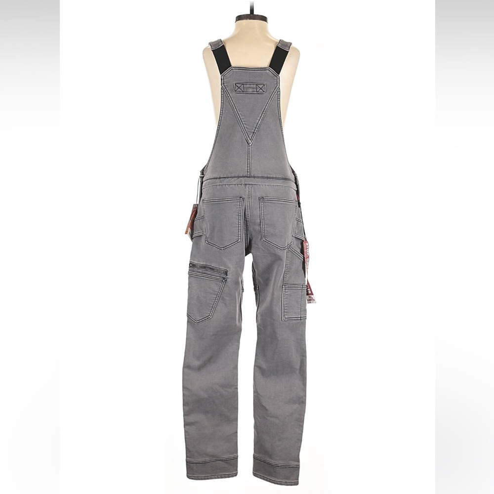 Freshley Overall Drop Seat - Grey Thermal Dovetail Workwear Size 000 Nwt — image 4 of 8